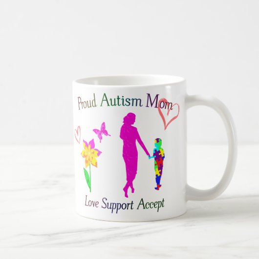 Proud Autism mama Koffiemok (Rechts)