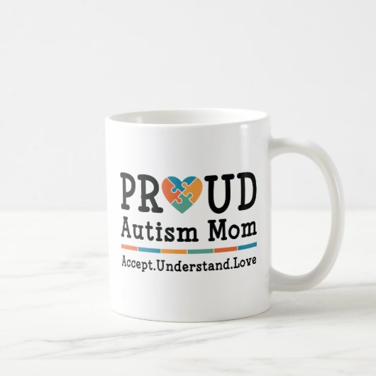 Proud Autism mama Koffiemok (Rechts)