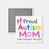 Proud Autism mama Magneet (Voorkant / Achterkant)