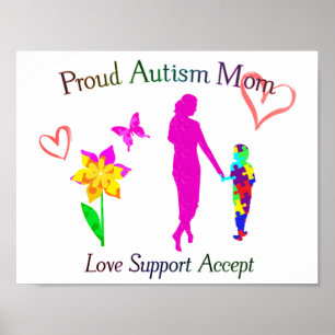 Proud Autism mama Poster