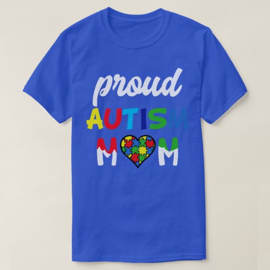 Proud Autism mama T-shirt (Design voorkant)