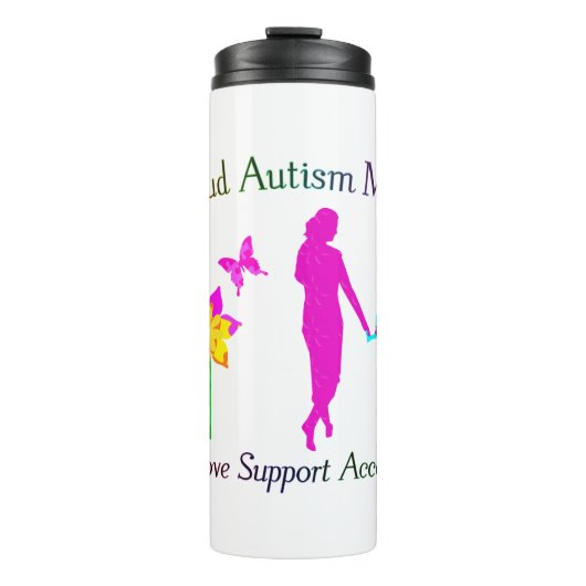 Proud Autism mama Thermosbeker (Voorkant)