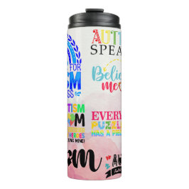 Proud Autism mama Thermosbeker