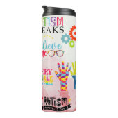 Proud Autism mama Thermosbeker (Geroteerd rechts)