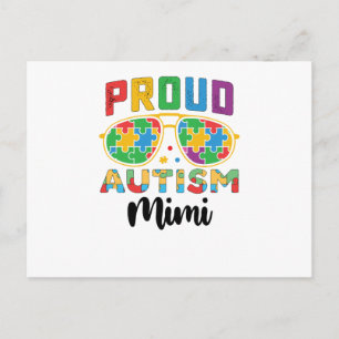 Proud Autism Mimi Mam Awareness Briefkaart