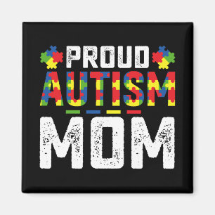 Proud Autism Mom Awareness Autistic Family Magneet