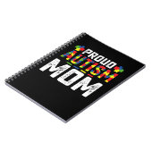 Proud Autism Mom Awareness Autistic Family Notitieboek (Linkerzijde)
