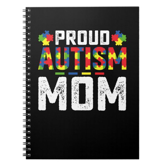 Proud Autism Mom Awareness Autistic Family Notitieboek (Voorkant)