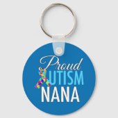 Proud Autism Nana Sleutelhanger (Voorkant)