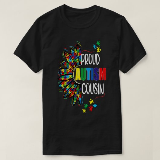 Proud Autism Neef 1 T-shirt (Design voorkant)