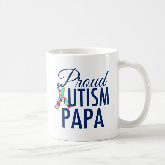 Proud Autism Papa Koffiemok (Rechts)