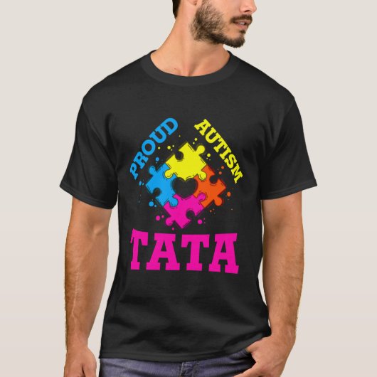 Proud Autism Tata T-shirt (Voorkant)