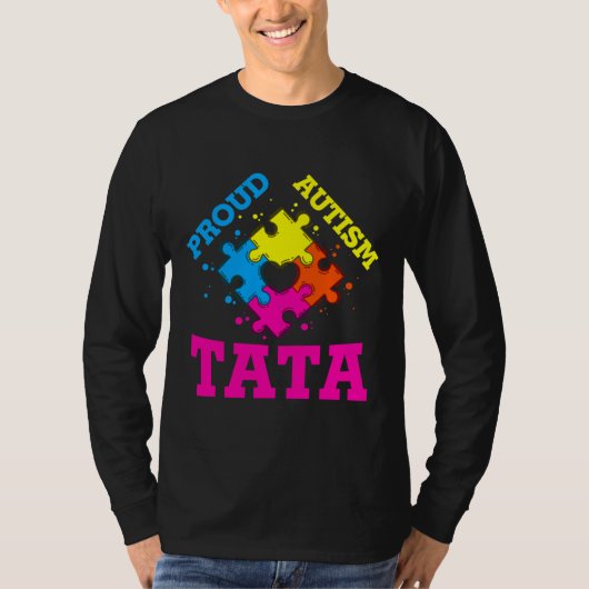 Proud Autism Tata T-shirt (Voorkant)