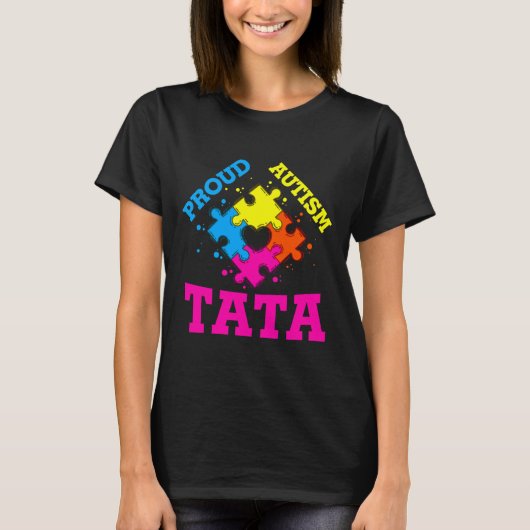 Proud Autism Tata T-shirt (Voorkant)