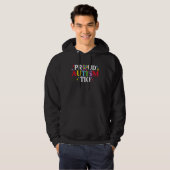 Proud Autism Tio Matching Family Autism Awareness  Hoodie (Voorkant volledig)