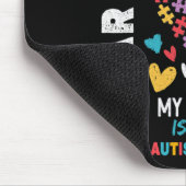 Proud Autistic Dad Muismat (Hoek)