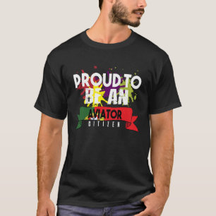 Proud aviator civil Professioneel werk T-shirt