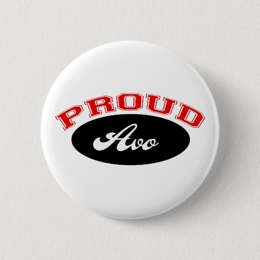 Proud Avo Ronde Button 5,7 Cm (Voorkant)