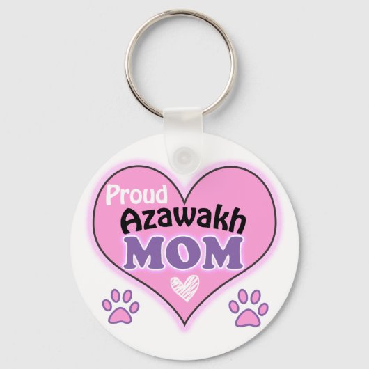 Proud Azawakh mama Sleutelhanger (Voorkant)