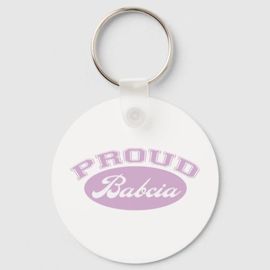 Proud Babcia Sleutelhanger (Voorkant)
