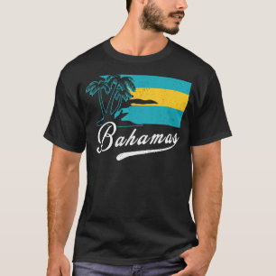 Proud Bahamas Bahamians Flag Gift Design Idee Nass T-shirt