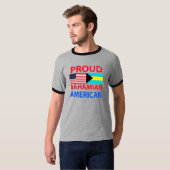 Proud Bahamian American T-shirt (Voorkant volledig)