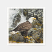 Proud Bald Eagle Servet (Voorkant)