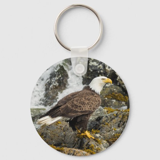 Proud Bald Eagle Sleutelhanger (Voorkant)