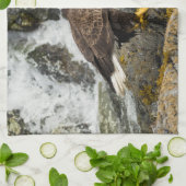 Proud Bald Eagle Theedoek (Gevouwen)