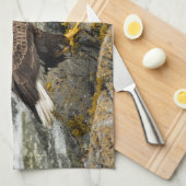 Proud Bald Eagle Theedoek (Quarter Fold)