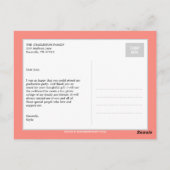 Proud Banner Afstuderen bedankkaart Briefkaart (Achterkant)