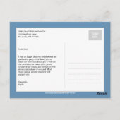 Proud Banner Afstuderen bedankkaart Briefkaart (Achterkant)