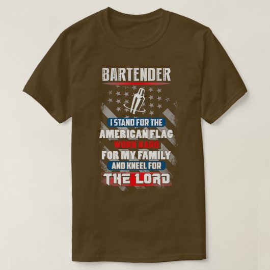 Proud Bartender Shirt 2 (Design voorkant)