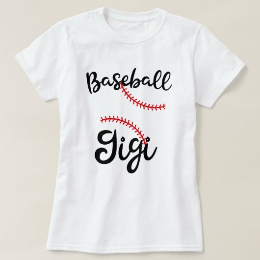 Proud Baseball Gigi Womens Game Day Gift T-shirt (Design voorkant)
