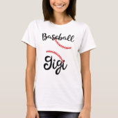 Proud Baseball Gigi Womens Game Day Gift T-shirt (Voorkant)