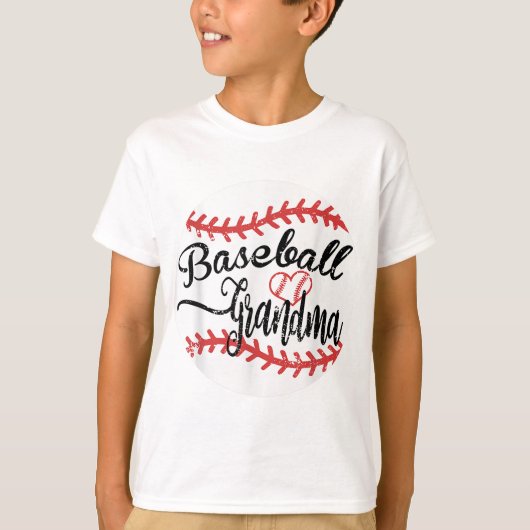 Proud Baseball Grandma T-shirt (Voorkant)