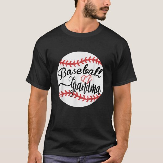 Proud Baseball Grandma T-shirt (Voorkant)