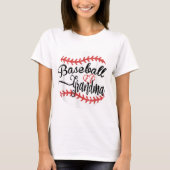Proud Baseball Grandma T-shirt (Voorkant)