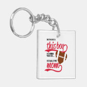 Proud Baseball Ma Sleutelhanger (Voorkant Links)