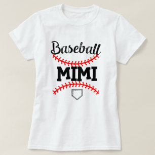 Proud Baseball Mimi Womens Grandma GIft T-shirt