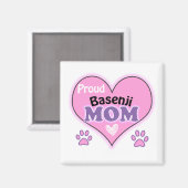 Proud Basenji mama Magneet (Voorkant / Achterkant)