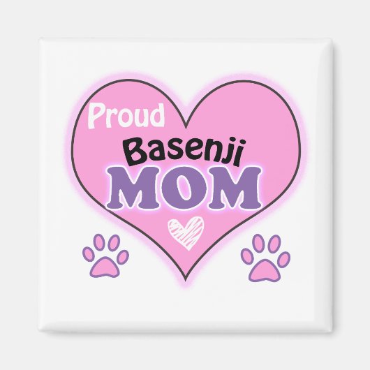 Proud Basenji mama Magneet (Voorkant)