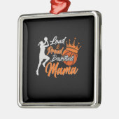 Proud Basketball Mama Metalen Ornament (Links)