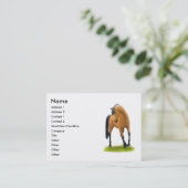 Proud Bay Horse Visitekaartje (Staand voorkant)