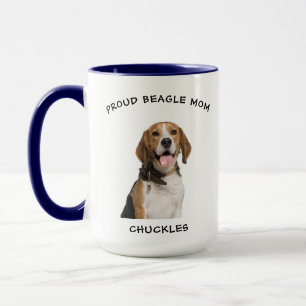 Proud Beagle mam Persoonlijke foto van Pet Dog Mok