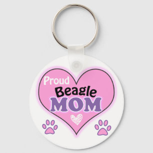 Proud Beagle Mam Sleutelhanger
