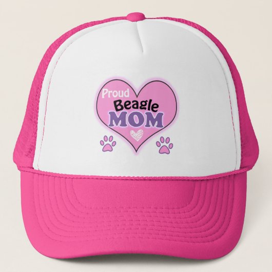 Proud Beagle Mam Trucker Pet (Voorkant)