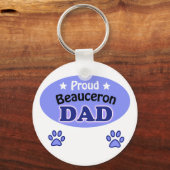 Proud Beauceron Dad Sleutelhanger (Voorkant)