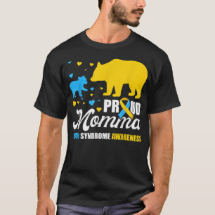 Proud Beer Momma Down Syndrome Awareness Shirten, T-shirt