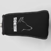 Proud Belgian Malinois profile dog TEE Shirt Golfheadcover (Voorkant)